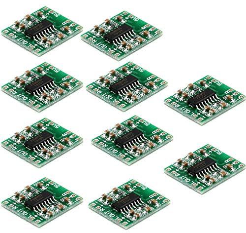 Hailege 10pcs PAM8403 2 * 3W Mini Digital Power Amplifier Board AMP Klasse D 2,5-5V Eingang