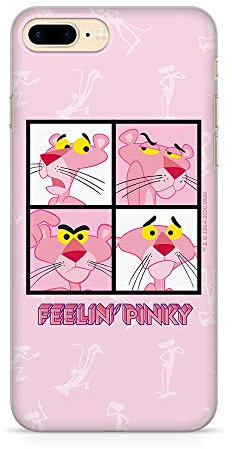 Original und Offiziell lizenziertes Pink Panther Handyhülle für iPhone 7 PLUS, iPhone 8 PLUS, case Rosa Panther, Hülle, Case, Cover aus Kunststoff TPU-Silikon, schützt vor Stößen und Kratzern