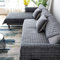 QSCV Ecksofa Sofabezug Für Hunde Haustier rutschfest Sofa-Protektor,Sofa überzug L-Form,Samt Couchbezug-Grau 2 90 * 160cm 1pcs