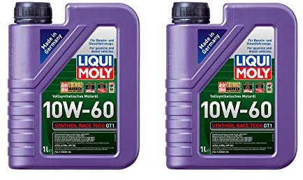 ILODA 2X Original Liqui Moly 1L Synthoil Race Tech GT1 10W-60 Motoröl Motorenöl Oil Öl 1390