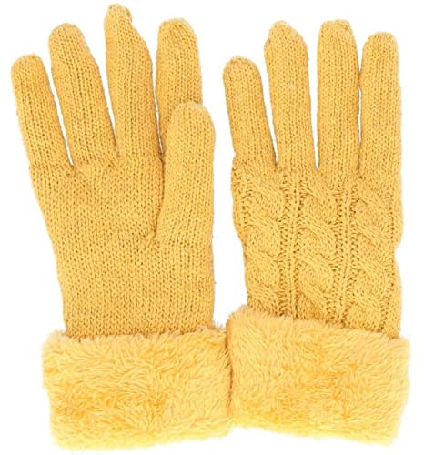 Antonio Damen Winter Fingerhandschuhe Teddy Futter