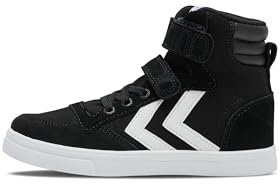 hummel Unisex Kinder Slimmer Stadil High Jr Hohe Sneaker, Black 204 496 2001, 37 EU