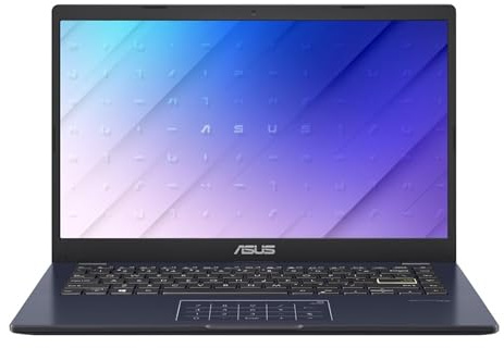 ASUS Laptop L410 Ultra Thin Laptop 14 Inch FHD Display Intel Celeron N4020 Processor, 4GB RAM, 128GB Memory, NumberPad, Windows 11 Home in S Mode, 1 Year Microsoft 365, Star Black, L. 410MA-. DS04