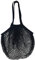 TopHomer Einkaufsnetz Netze Tasche Kartoffelsack Wiederverwendbar Einkaufstasche für Sandspielzeug, Obst, Gemüse, 1 Stück Schwarz