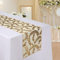 MengH-SHOP Tischläufer Pailletten Gold Blätter Muster Tischdecken Tischfahne Dekoration für Party Hochzeit Geburtstag Baby Duschen 30 * 280cm
