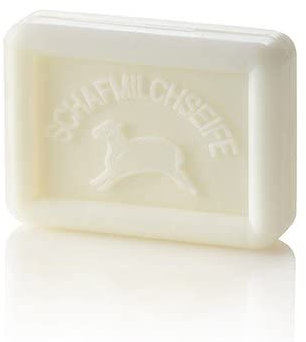 OVIS Schafmilchseife 100g -Mild und Rein -Reinigung und Pflege mit Schafmilch in Papierverpackung / zero waste ohne Mikroplastik oder Mineralöl