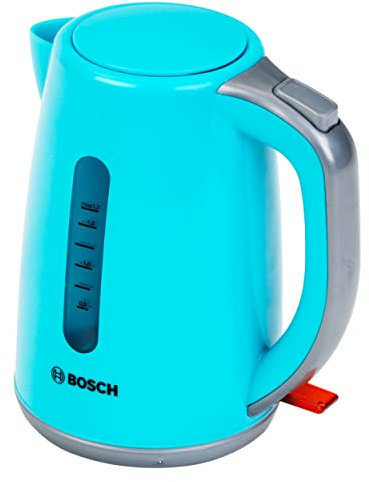 Theo Klein Age 3+ 9539 Bosch kettle I children's kitchen accessories I can be filled with water I dimensions: 14.5 cm x 9.5 cm x 15.5 cm I Toys for children aged 3 and over