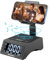 JTEMAN Gifts for Men Women,Cell Phone Stand with Wireless Bluetooth Speaker,Adjustable Cool Tech Kitchen Gadgets,Unique Birthday Gift Idea for Him, Husband, Boyfriend（Black）