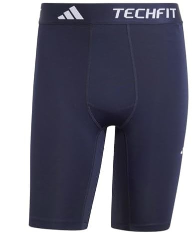 adidas Men's TECHFIT COMPRESSION TRAINING SHORT TIGHT, legend ink, S