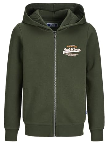 JACK&JONES JUNIOR JJELOGO Sweat Zip Hood 2 COL 24/25 JNR