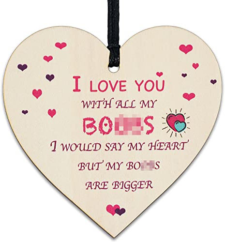 Funny Valentine's Day Gifts for Him - Big 'I Love You' Gifts & Thoughtful Romantic Keepsakes Under £10