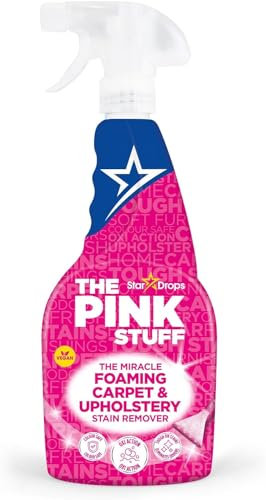 Stardrops – Schäumender Teppich- & Polsterfleckenentferner 500 ml (Unparfümiert, Parfümfrei) für Teppiche und Polster