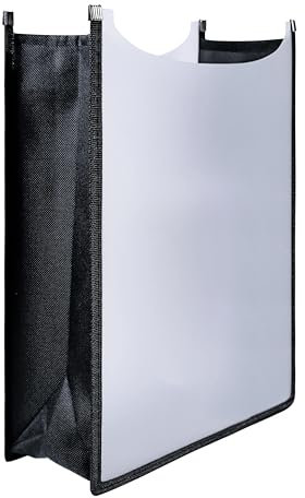 D.RECT 6 Stück Heftbox A4 Schulranzen, oben offen, Kinder Schulheftbox aus Plastik für Schnellhefter, Bücher, Schulhefte, Blöcke und Unterlagen, stabile Heftmappe für den Rucksack, Transparent