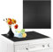Housse de Protection Machine à Lave 60 x 60 cm, Housse de Machine à Laver, Tapis Dessus de Machine à Laver, Couverture de Protection pour Machine à Laver Ou Sèche-Linge, Noir