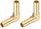 METALLIXITY En Forma de L Latón Barb Racor (10 mm) 2 Uds, Barb Conector Acoplador - para Combustible Aire Agua Petróleo Gas