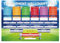 EM Spielplan Poster für Euro Dekoration 2024 - A2 Format EM Fussball Planer - Enthält 24 Mannschaften Gruppen Knockout und Finale alle Ergebnisse der Spiele Gefaltet-1 Stück (30×90cm)
