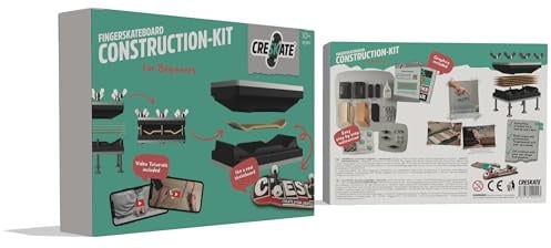 Creskate - FINGERSKATE Building Kit, One Size, Wood