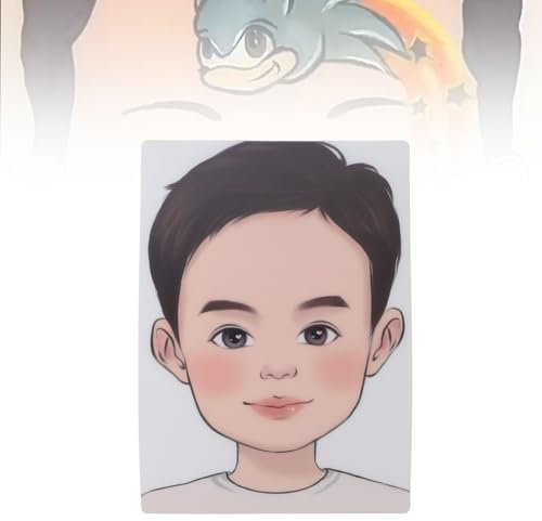ZJchao Lot de 2 Planches de Pratique de Peinture pour le Visage Lavables et Réutilisables, Modèle D'exercice de Peinture pour le Visage adapté à la Pratique des Débutants Outil