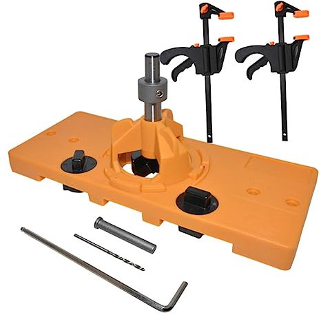 KITANDOVE Scharnierbohrführung 35 Mm Scharnierlochsucher Werkzeug Für Holzbearbeitung Präzise Positionierung Und Schnelles Bohren