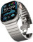 CHANCHY 49mm 46mm 45mm 44mm 42mm(Series 3 2 1) for Apple Watch Strap,24mm Widened Design Metal Band Stainless Steel links Strap for Apple watch Ultra 2/Ultra, Series 10 9 8 7 6 5 4 3 2 1, Titanium