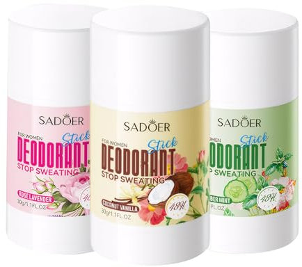 3 Stück Deo für Kinder Körperdeodorant Kinder Natürliches Deodorant Roll-on-Deodorant für Kinder Trockene Haut Verhindern Frischer und Angenehmer Geschenkset für Kinder und Jugendliche
