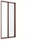 Mosquitera lateral, kit reducible a medida. Mosquitera para puerta o ventana (marrón, 140 x 250 cm)
