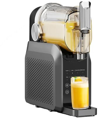 Slush Eis Maschine, Professioneller Slusheis Maschine für Zuhause in 15 Minuten, 1800-ml-Behälter mit 6 Voreingestellten Programmen, Kein Eis Nötig, Selbstreinigend