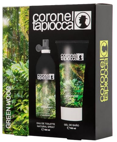 Coronel Tapiocca Green Wood Estuche Regalo para Hombre (Edt75ml + Gel Baño 150ml)