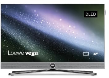 LOEWE Vega 32, TV 4K 32 Pouces, alu Brushed Black