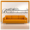 Wandora W1482 Wandtattoo Spruch Bismillah I gold (BxH) 100 x 20 cm I Islam Allah Arabisch Gott Türkei Aufkleber Wandaufkleber Wandsticker