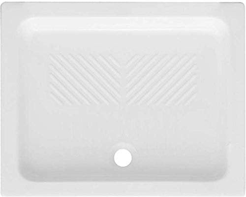 PIATTO DOCCIA RETTANGOLARE IN CERAMICA DIANFLEX cm 80 x 120 H 10