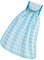 WENKO Schlaufentuch Karo - Küchen-Handtuch, Topflappen, Polyester, 33.5 x 45 x 1 cm, Weiß