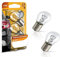 2x Philips Vision P21W 12V BA15s 12498B2 Weiß Ersatz Halogen Birne für Tagfahrlicht Rücklicht Bremslicht Hecklicht Blinker E-geprüft