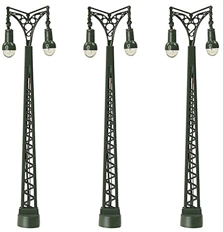 Evemodel 3Stk. Spur N Lampen 1:160 Leuchten Modellbahn Zug (71mm 2-LED)