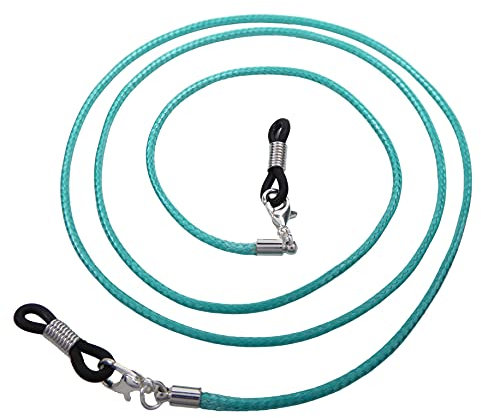 Hawhy Brillenband aus starkem Material in vielen modischen Farben für alle Arten von Brillen geeignet,mit extra Anti Rutsch Öse die hält (Türkis)