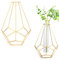 CCYY Vase Décoratif, Vase en Verre Transparent, Géométrique, pour Placez Salon, Chambre, Salle d'étude, Balcon, Bureau, Banquet de Mariage