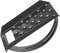 PAROTEC, Laufrost 25cm x 15cm, Graphit, Dachtritt, Steigtritt Kaminpodest Laufgitter, Gitterrost, Einzeltirtt