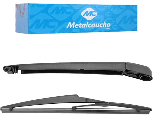 Metalcaucho 68433 Heckscheibenwischer + Arm Hinten 305mm Kompatibel mit TOYOTA AVENSIS Kombi T25 AVENSIS T25
