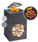 Blumfeldt Brasero Exterieur pour Le Jardin, Brasero Plancha Portable avec Grille de BBQ, Pare-Etincelles et Bol en Acier, Brasero Barbecue avec Foyer pour Le Camping, Brûleur à Bois, 50 x 75 x 50 cm