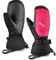 Kineed Ski Fäustlinge Winter Daunenhandschuhe Fausthandschuhe Skihandschuhe Schnee Wasserdicht Touchscreen für Damen Frauen Rosarot