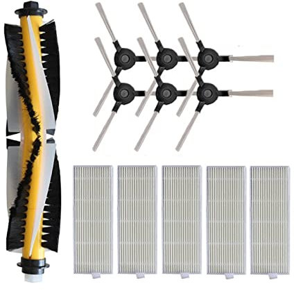 NUSHKE Staubsauger Roller-Seitenbürstenfilter. Kompatibel for Blaupunkt Bluebot XEASY BPK VCBB1XE/XPOWER/BPK-VCBB1XPW+. Staubsaugerteile (Color : A)