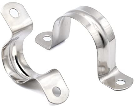 MgcTolBox U-Rohrschellen 12 mm, Rohrhalterung Edelstahl 304 Befestigungsschelle Rohrschelle Edelstahl Rohrbefestigungen, U-Typ Karte Rohrklemme | Ø 12 mm | 20 Stück