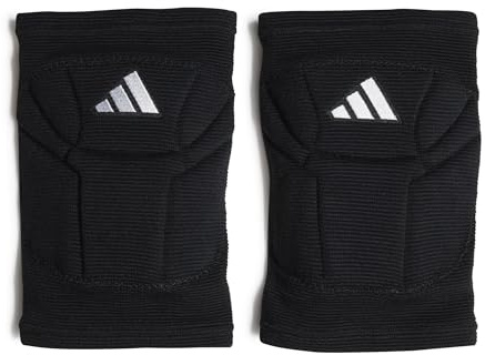 adidas Elite Volleyball Knieschützer, Unisex, Schwarz/Weiß, Größe M