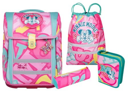 McNeill Schulranzenset PERFECTO - 5 teilig - Kollektion 2024 (MINNIE MOUSE)
