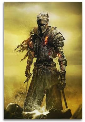 Dark Souls Spiel-Poster, dekoratives Gemälde, Leinwand, Wandposter und Kunstdruck, modernes Familienschlafzimmer-Dekor-Poster, 20 x 30 cm