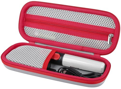 co2CREA Hard Travel Case for Bosch Home and Garden Cordless Hot Glue Pen Gluey,Carrying Case Compatible with USB Charger and Cable,Mini Glue Sticks,Case Only