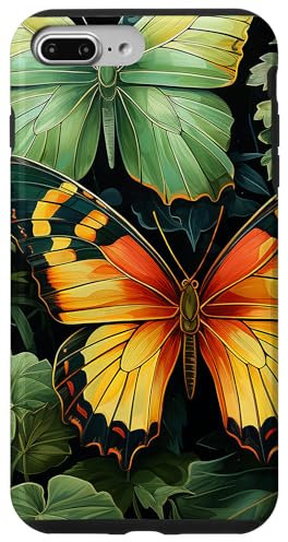 iPhone 7 Plus/8 Plus Butterfly Camouflage Flowers Leaves Graphic Case