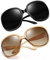 Joopin Große Sonnenbrille Damen Polarisiert UV400 Klassische und Übergroße Sonnenbrille Modern Braun 2025 Trendy Oversized für Fahren und Reisen (Schwarz und Hellbraun)