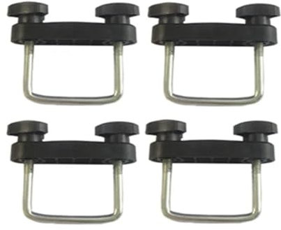 FREEZER Roof Bars Roof Box Mounting Fitting Kit Heavy Duty Roof Box U-Bolt Clamp Kit Universal Durable Roof Rack Bracket Kit Car Mounting Rooftop Luggage Holder(Size:90mm)