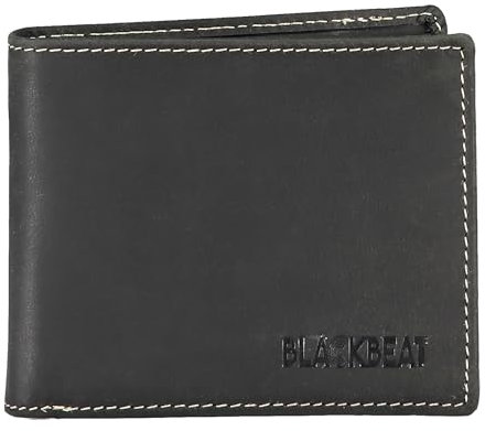 Blackbeat Geldbörse Wesley Vintage Style (Schwarz)